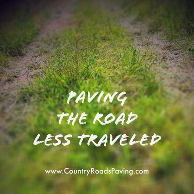 Paving the road less traveled